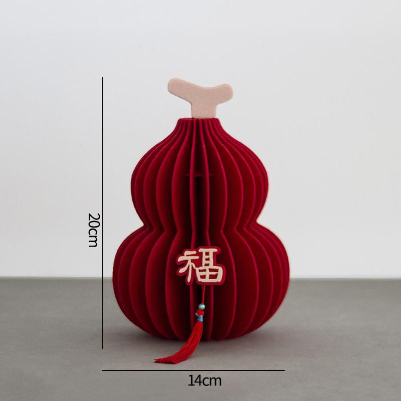 3D Papier Wabenball 2026 Neujahr Hängende Dekoration Papierornamente Frühlingsfest Papierkürbis Ornament Weihnachten Party Deko Vase