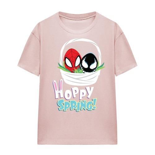 Spider-Man Womens/Ladies Let´s Stick Together Valentine`s Day T-Shirt