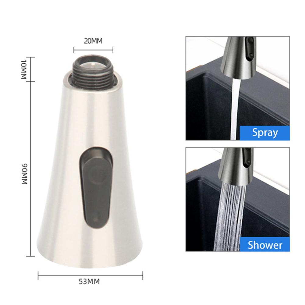 Faucet Spray Tap Head Kitchen Brushed Engineering Grade Faucet Kitchen Tap Head Mixer Tap Pull Out Replacement