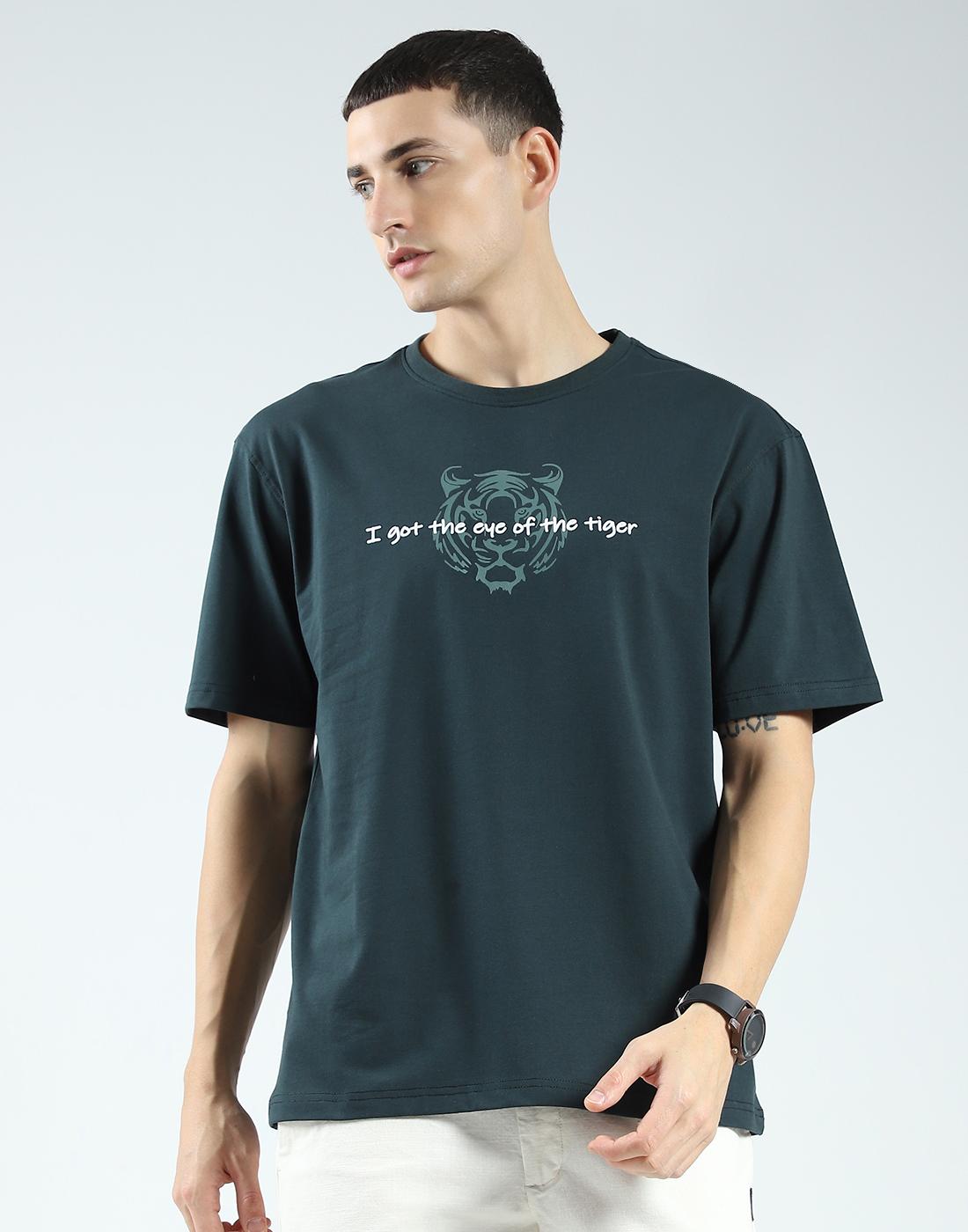 

ROCK.IT from House of Monte Carlo Men s Regular Fit Printed T-Shirt XL зелёный