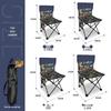 Portable Extra Thick Folding Camping Chair with Backrest for Outdoor Use