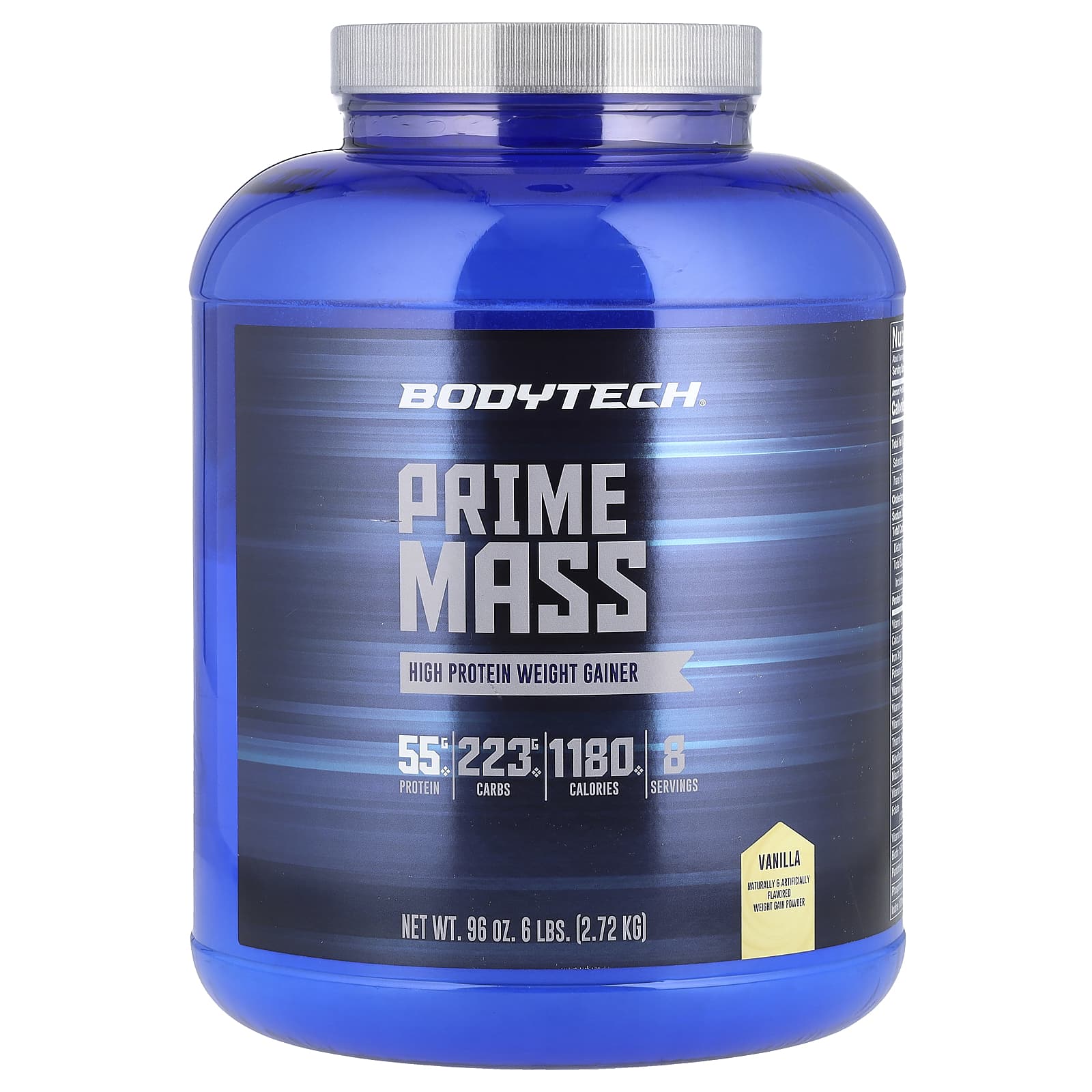 

Prime Mass, High Protein Weight Gainer, Vanilla, 2.72Kg(6Lbs)