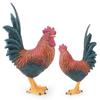 Lifelike Pvc Rooster Replicas Unique Farm Animal Decoration Perfect For Home Accents