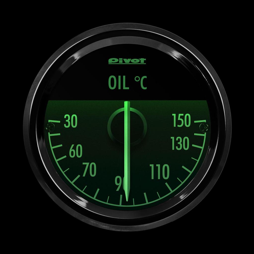 PIVOT Meter Oil Temperature Gauge [STING 52] STO-5