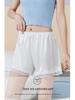 Women's Anti-Exposure Lace Safety Shorts, Lightweight & Non-Curling, Plus Size, Loose Fit for Summer.