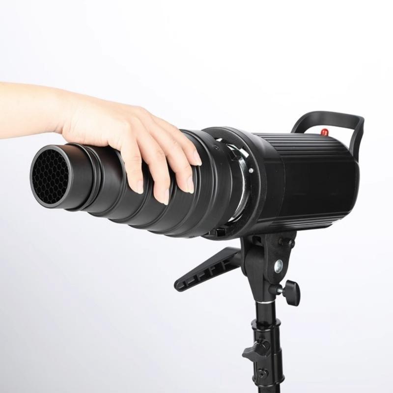 Conical Snoot Kit Enhances Light Control for Creative Photographers and Enthusiasts Aluminium For Bowens Mount