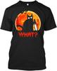 Men T Shirt Murderous Black Cat With Knife Halloween