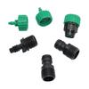 2 Sets Garden Water Kits Of 4/7mm To 8/11mm Barbed Connectors 1/2 Inch 3/4 Inch Male Female Thread Connectors Irrigation Fitting