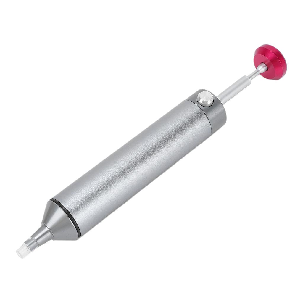 Manual Desoldering Pump with Anti Clogging Silicone Tip Industrial Grade Solder Sucker Tool for Parts Repair
