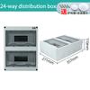 HT Series Junction Box 2/3/5/8/12/15/18/24WAY PC Plastic Outdoor Electrical IP65 Waterproof Distribution Box Switch Box Fuel Injectors 6