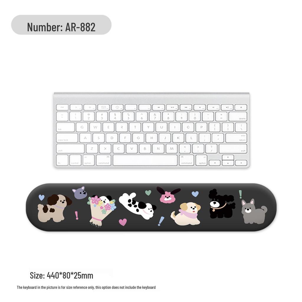 Pochacco Wrist Rest Mouse Pad & Keyboard Hand Support – Cute Desk Mat for Girls