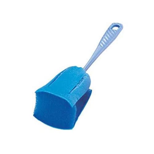 Mock Beppin-san Cup Sponge with Handle, Blue, JBT0401