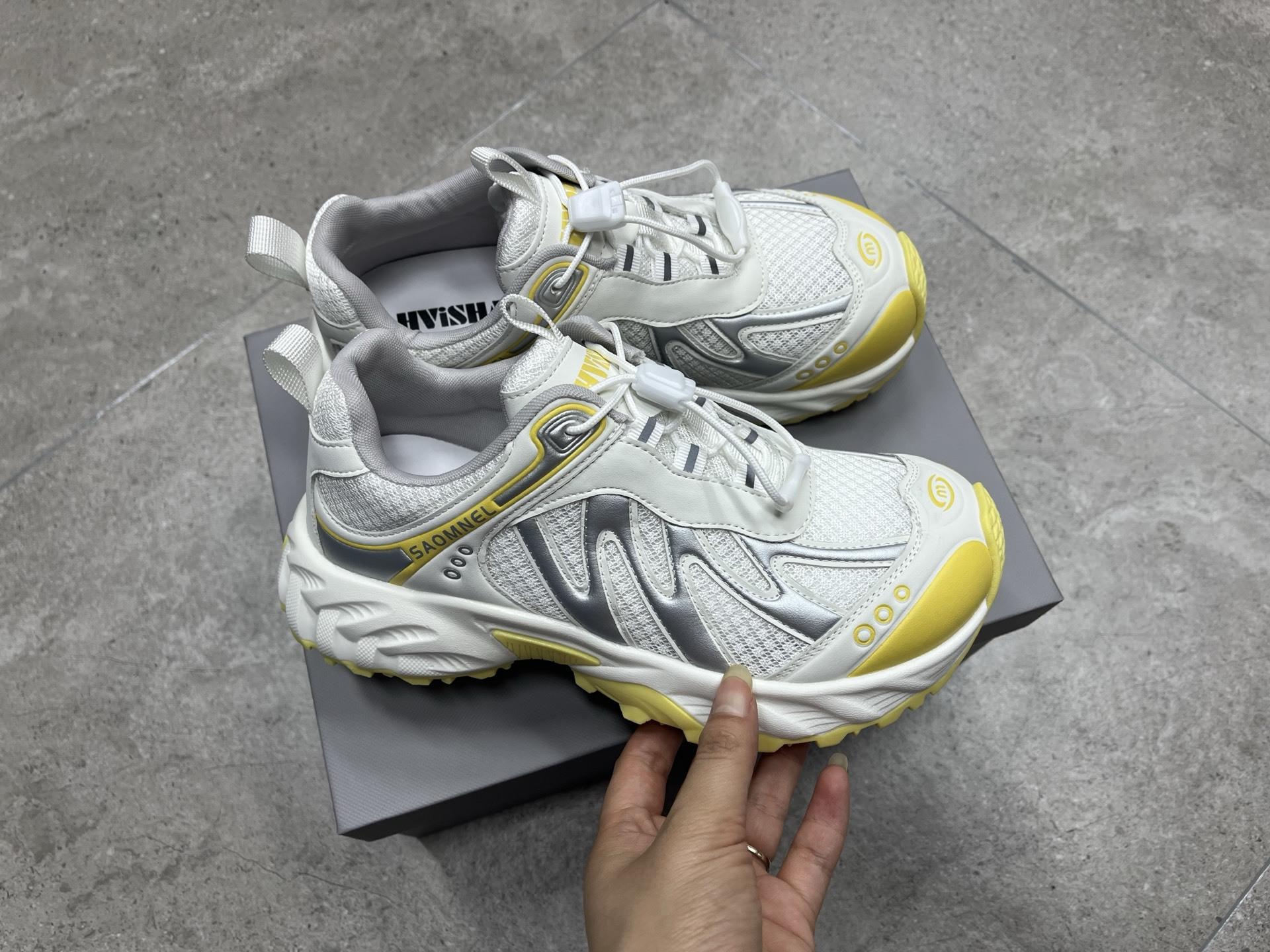 

Mesh dad shoes women s shoes summer new breathable versatile thick-soled thin casual sports net shoes 39 жовтий