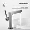 Cream White Copper Pull-out Basin Faucet