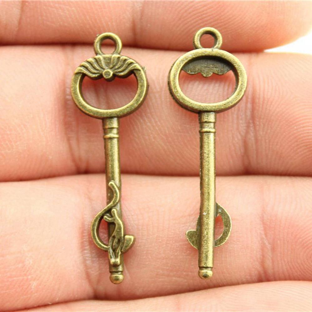 Key And Lock Charms Pendant Child Jewellery Massive Funny Art Supplies