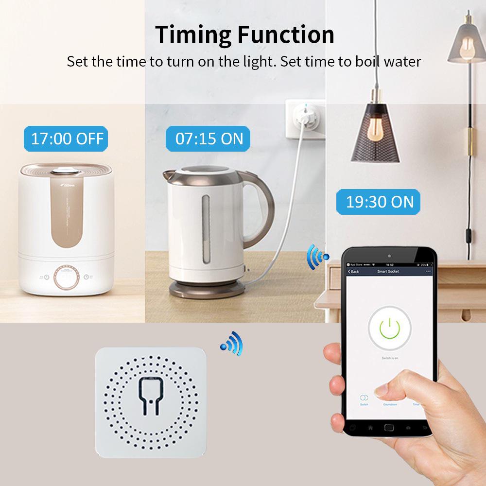 Graffiti Smart WiFi Circuit Breaker Switch with Alexa Voice Control and DIY Timer for Home Lights