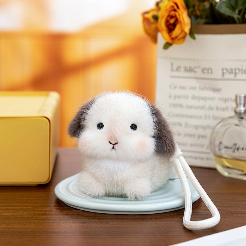 Simulation Rabbit Plush Toys Adorably Rabbit Stuffed Doll Home Decor Toys Kawaii Backpack Pendant Squishy Kid Doll Birthday Gift
