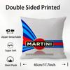 Car Cool M-Martinies Pillow Case Plush Fabric Soft Double Sided Print Sofa Cushion Cover Throw Pillow Covers