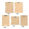 Art Drawing Pad Wood Sketching Board with Metal Clip and Elastic Band for Artist Beginner Sketching Oil Acrylic Painting