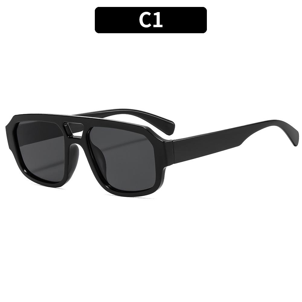 Women s sunglasses - unisex fashion oversized double bridge sunglasses