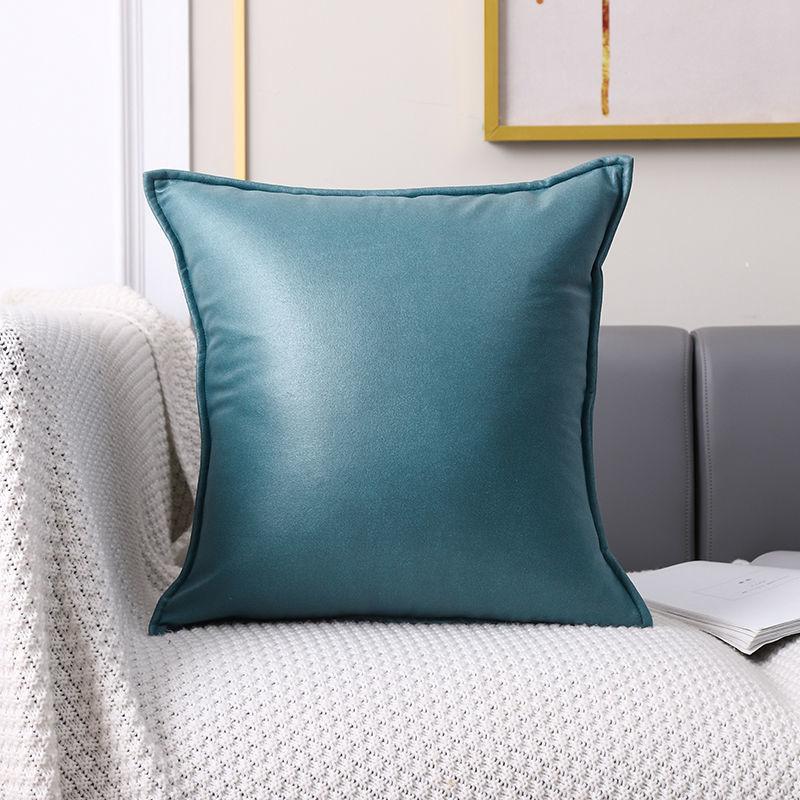 Tech Fabric Pillow Cover - Luxury Minimalist Cushion for Sofa, Office Chair, Bed Backrest & Modern Home Decor