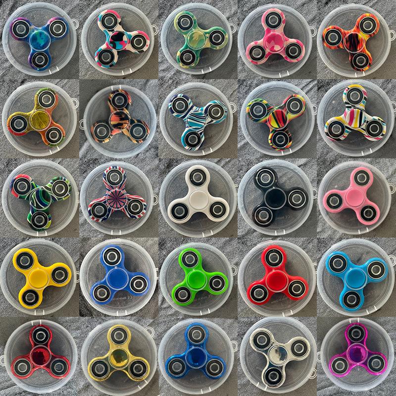 Jucării de Mână Spinner de Stres Eliberare Stres Metal Fidget Spinner Pentru Adulți Copii Jucării Amuzante Tri-Spinner