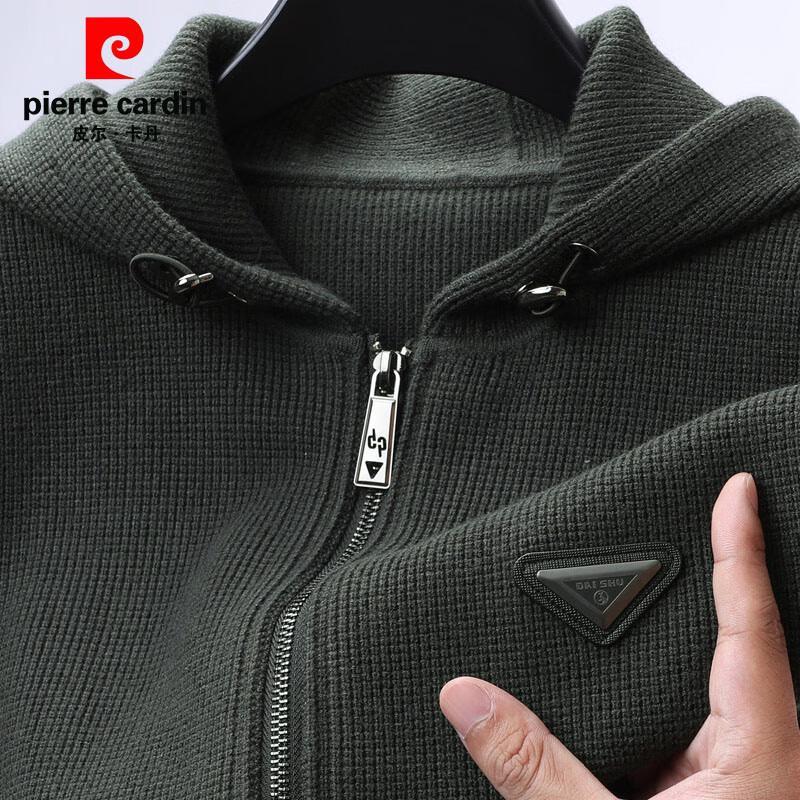 

Pierre Cardin Men s Solid Color Hooded Knitted Vest 2XL 185/100A