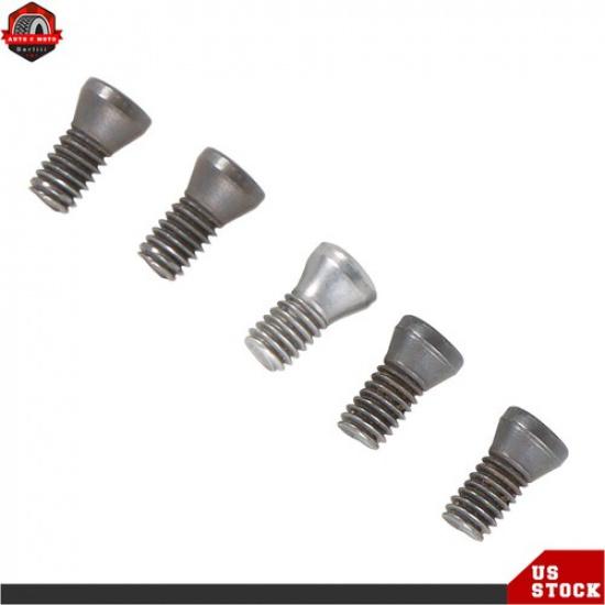 5 PCS 1/4'' Carbide Indexable Turning Tool Set in Fitted Box For Lathes US