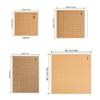 Portable Weaving Board Set Craft Mat with Instructions Reusable Braiding Board