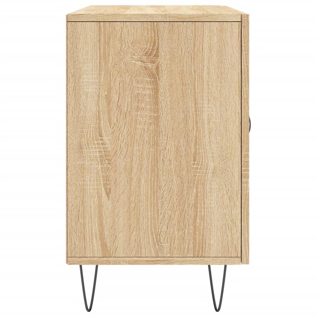 Vidaxl Komoda, Dąb Sonoma, 100X36X60 Cm, Materiał Drewnopochodny