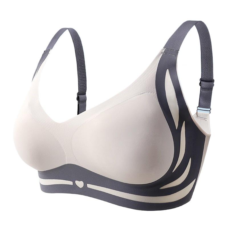 L-4XL PLUS Dame Push-up BH Sømløs Trådløs BH Stor Størrelse Undertøy