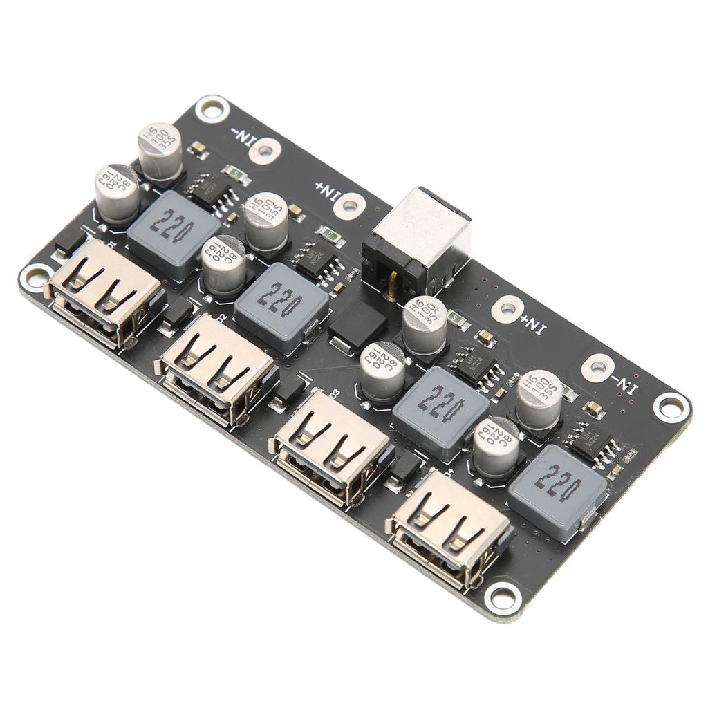 4 Way Fast Charge Module 12V 24V to QC3.0 Power Buck USB Phone Charging Converter Board