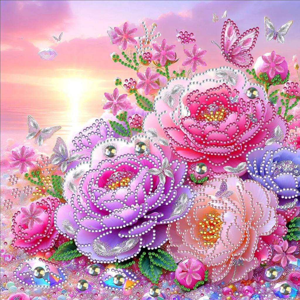 Diamond Painting, Special-Shaped Diamond Painting, Handmade Sticker Material Package 30 * 30 Diamond Sticker Diy Decorative Painting Cross-Border