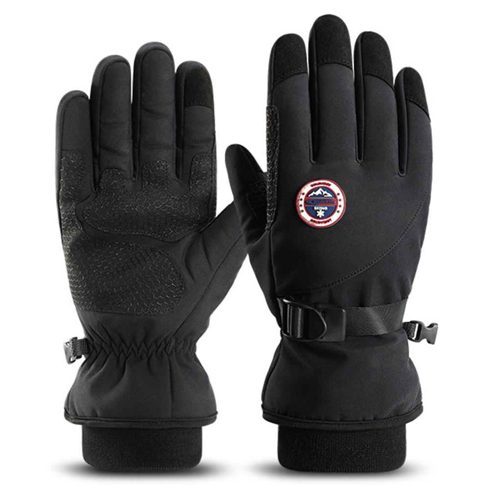 GOLOVEJOY DB69 Men Windproof Thermal Motorcycle Gloves Touch Screen Winter Riding Mittens B