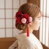 Flower Flower Hair Forks Japanese Style Tassels Hair Stick  Kimono Accessory