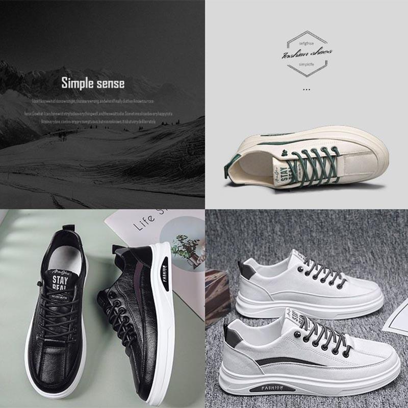 Sports Casual Shoes Spring and Autumn Season White Shoes Breathable Soft Sole Running Shoes Korean Version Versatile Antiskid Shoes