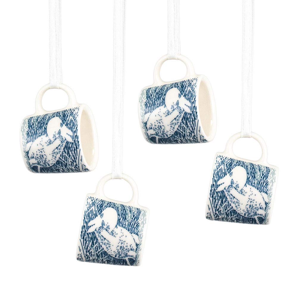 

Arabia Moomin Mini Mug Set of 2020 Winter Limited Snow Blizzard Design 1055337 Ornaments, 4, Edition, (Product Number / 6411801007763)