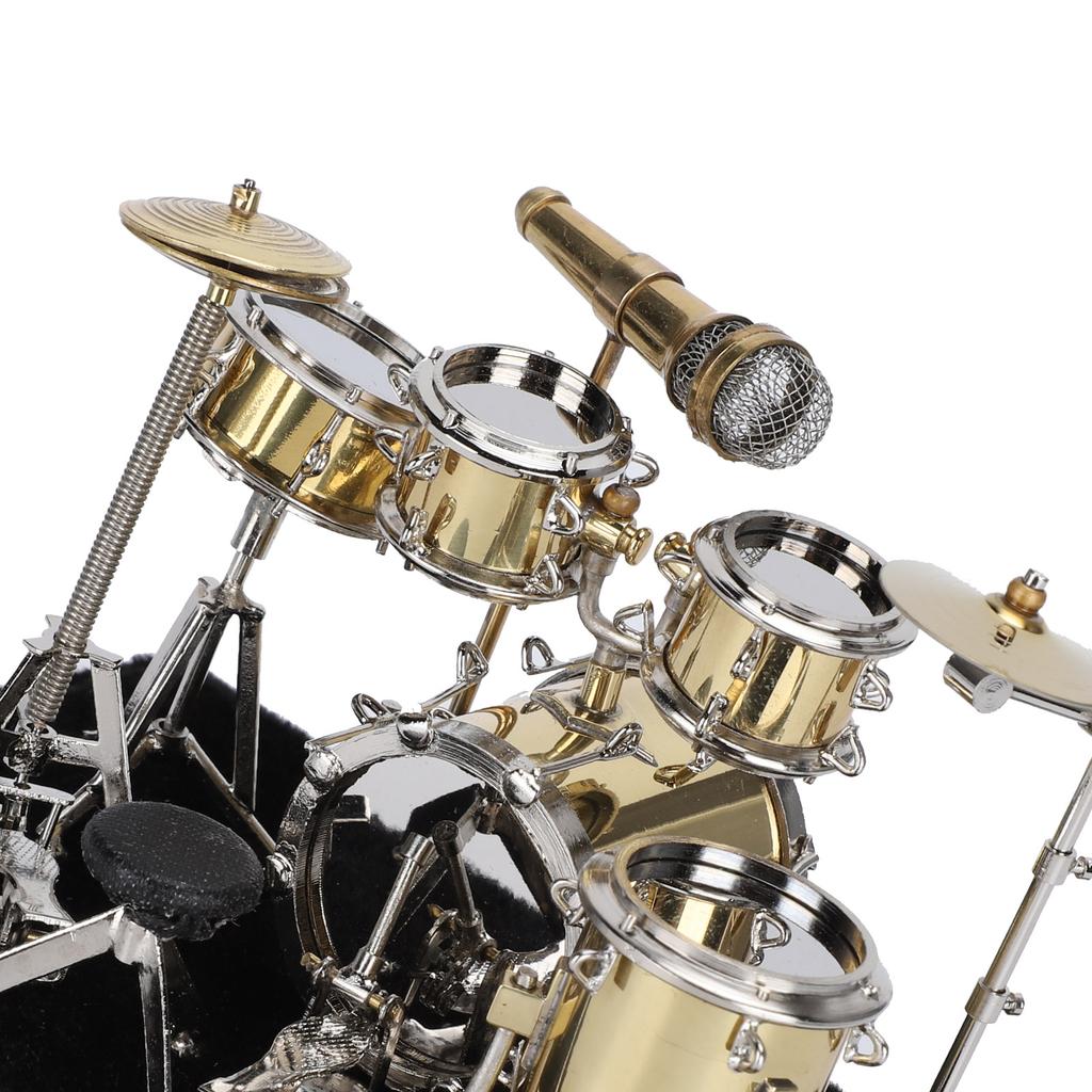 Mini Drum Model Home Instrument Ornaments Exquisite Decoration Graduation Day Gift Drum Model Decorations Mini Instrument Model