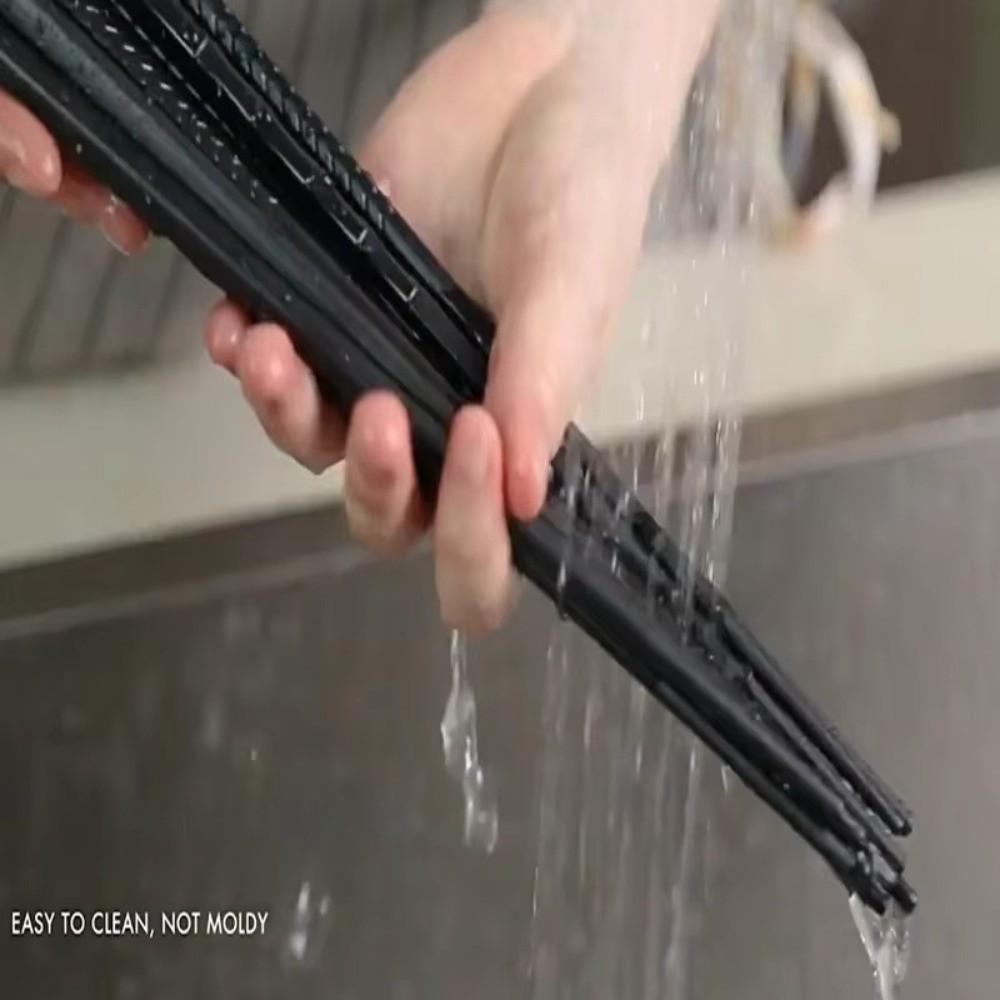 Non-Slip Sushi Chopsticks Dishwasher Safe Chinese Chopsticks New Black Chopsticks Asian Cuisine