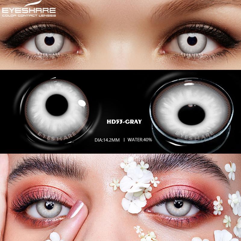 Eyeshare Bunte Kontaktlinsen für Halloween, Anime-Zubehör, Linsen, Cosplay, Augenlinsen, jährlich, 2 Stück/Paar