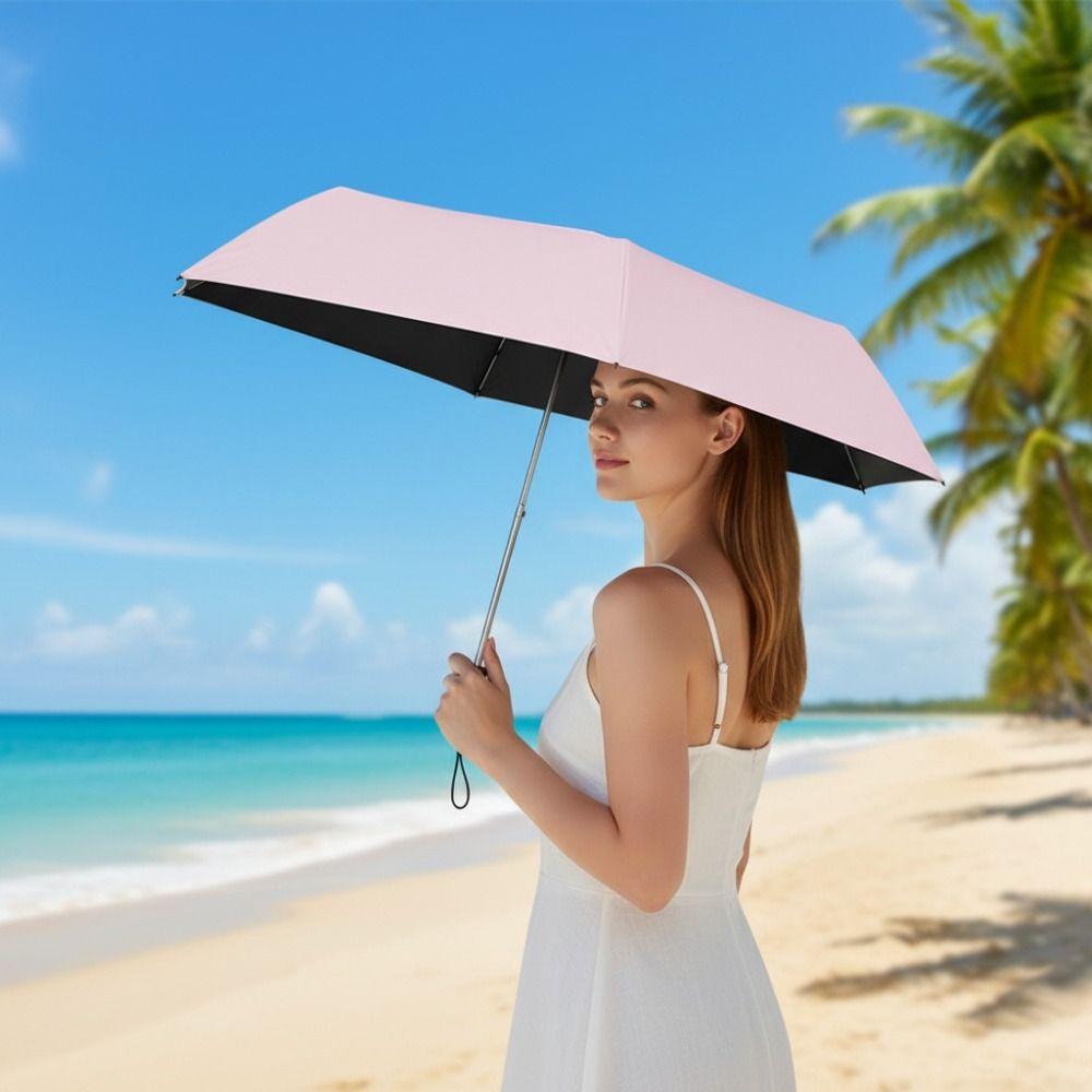 Lightweight Ultra-Light Sun Umbrella Folding Sun Rain Dual Use Umbrella Outdoor