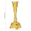 1Pc Creative European Gem Flower Single Candlelight Dinner Candlestick Ornament, Suitable for Home Kitchen Wedding Holiday Party Utensils