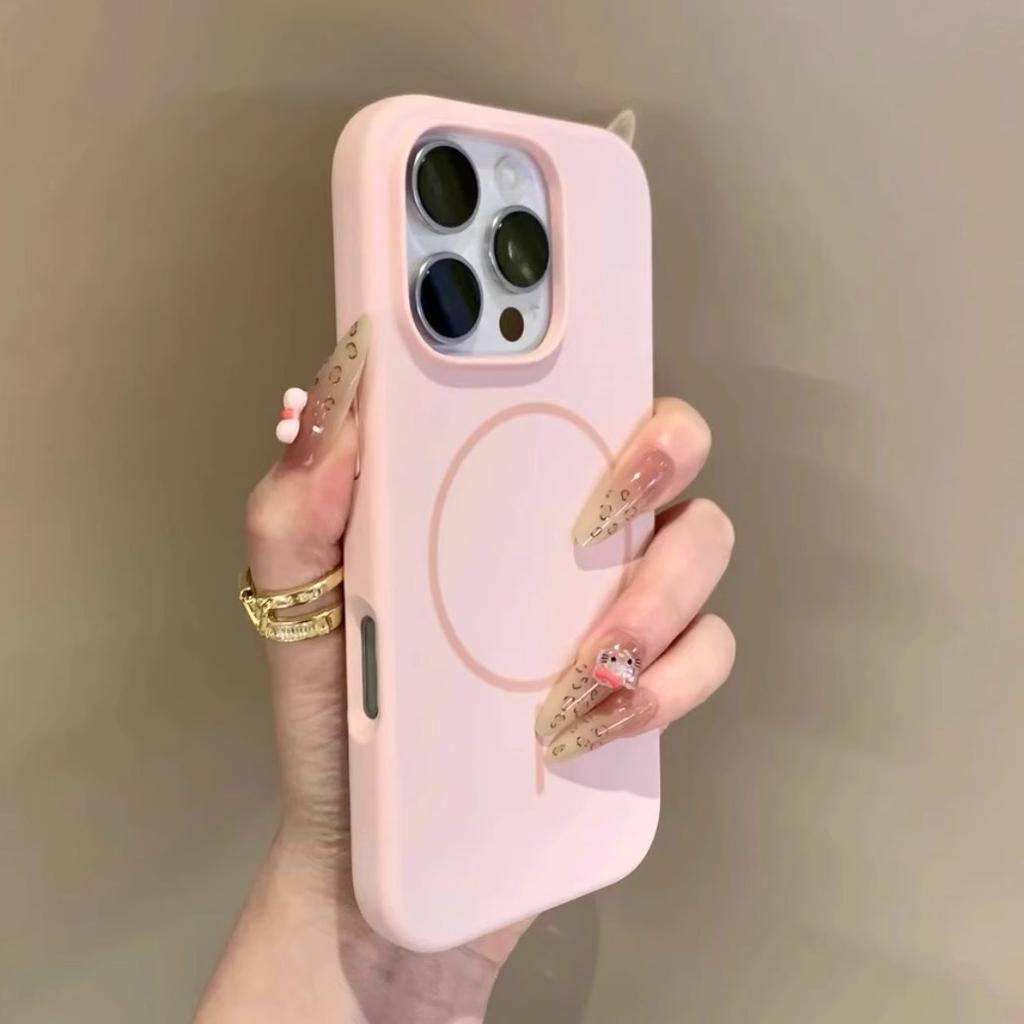 Applicable To Apple IPhone 16 Promax Mobile Phone Case New 16 Liquid Silicone MagSaf Magnetic Suction Full Package Anti Fall