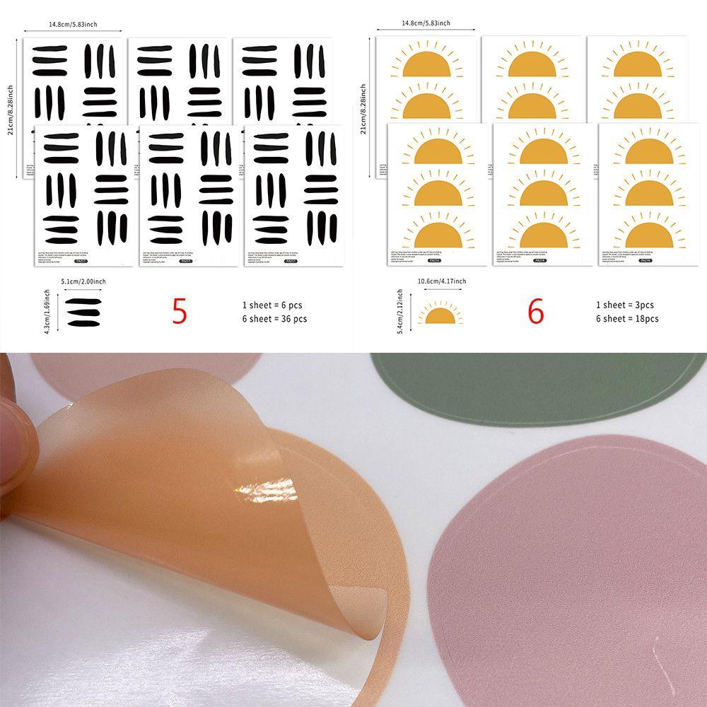 Nordic Kids Room Warm Home Decor Boho Polka Dot Wall Stickers Baby Room