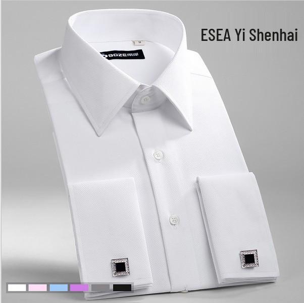 

Мужская свободная рубашка с французскими запонками – вечерние наряды на весну, лето, осень 5XL (for 185-195 lbs)