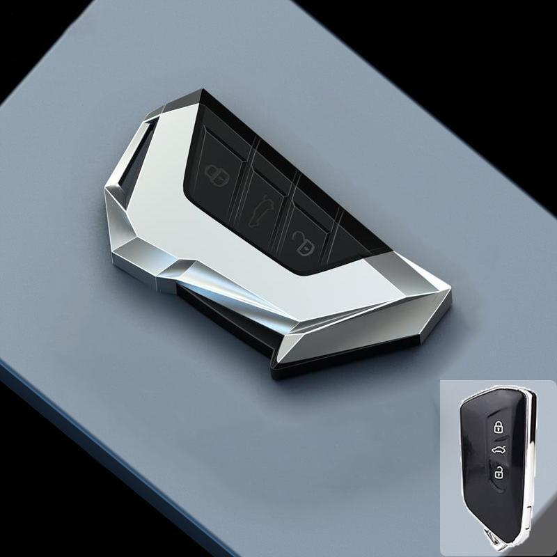 High-end Zinc Alloy Car Key Case Cover for VW Volkswagen Golf 8 MK8 Skoda Octavia A8 2021 SEAT Leon MK4 Camouflage