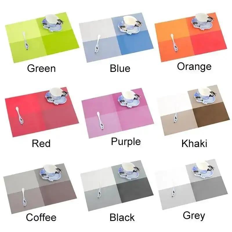 1Pcs Multipl Color Kitchen Cup Cushion Table Placemat Suit Coffee Tea Cup Placemat Practical PVC Home Tools Accessories Supplies