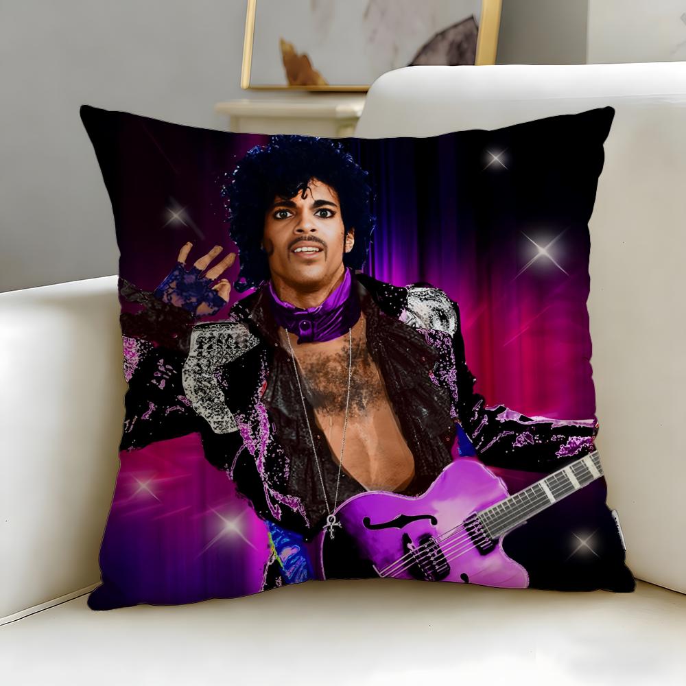classic singer Prince Cushion Cover Soft & Easy-Wash Pillow Case – Versatile for Couch, Bed, Travel and Office