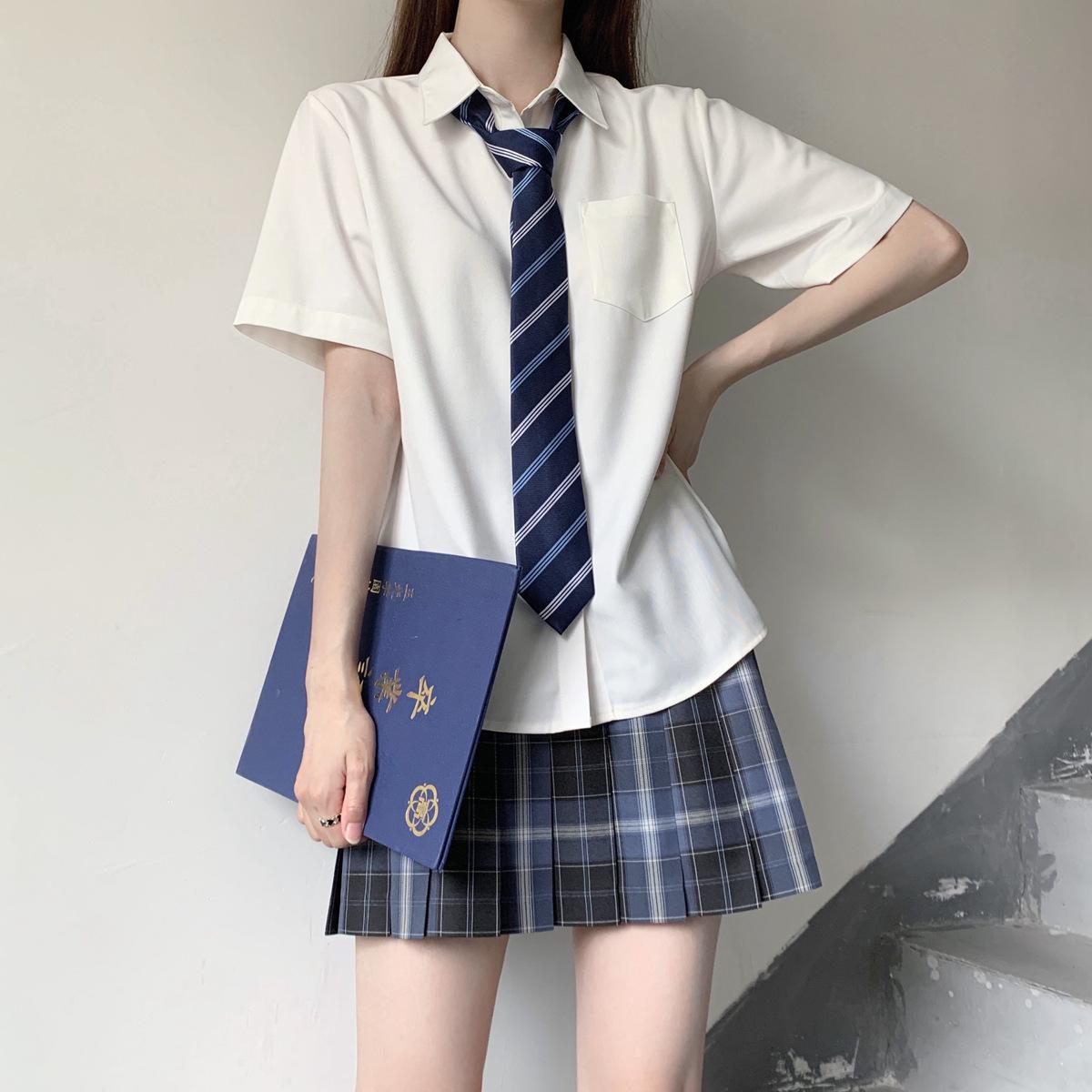 

Студенческая рубашка с коротким рукавом Xingyaogao Original JK Uniform - универсальная летняя одежда для выпускного класса Medium