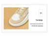 2024 Wiosna Damskie Białe Retro Buty Skate z Grubej Podeszwy ze Skóry Naturalnej - Wszechstronne, Płaskie, Casualowe Sneakersy Plus Size